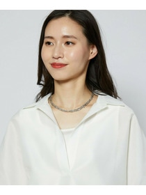 【L'EQUIPE】捻りチェーンショートネックレス 詳細画像 シルバー 8