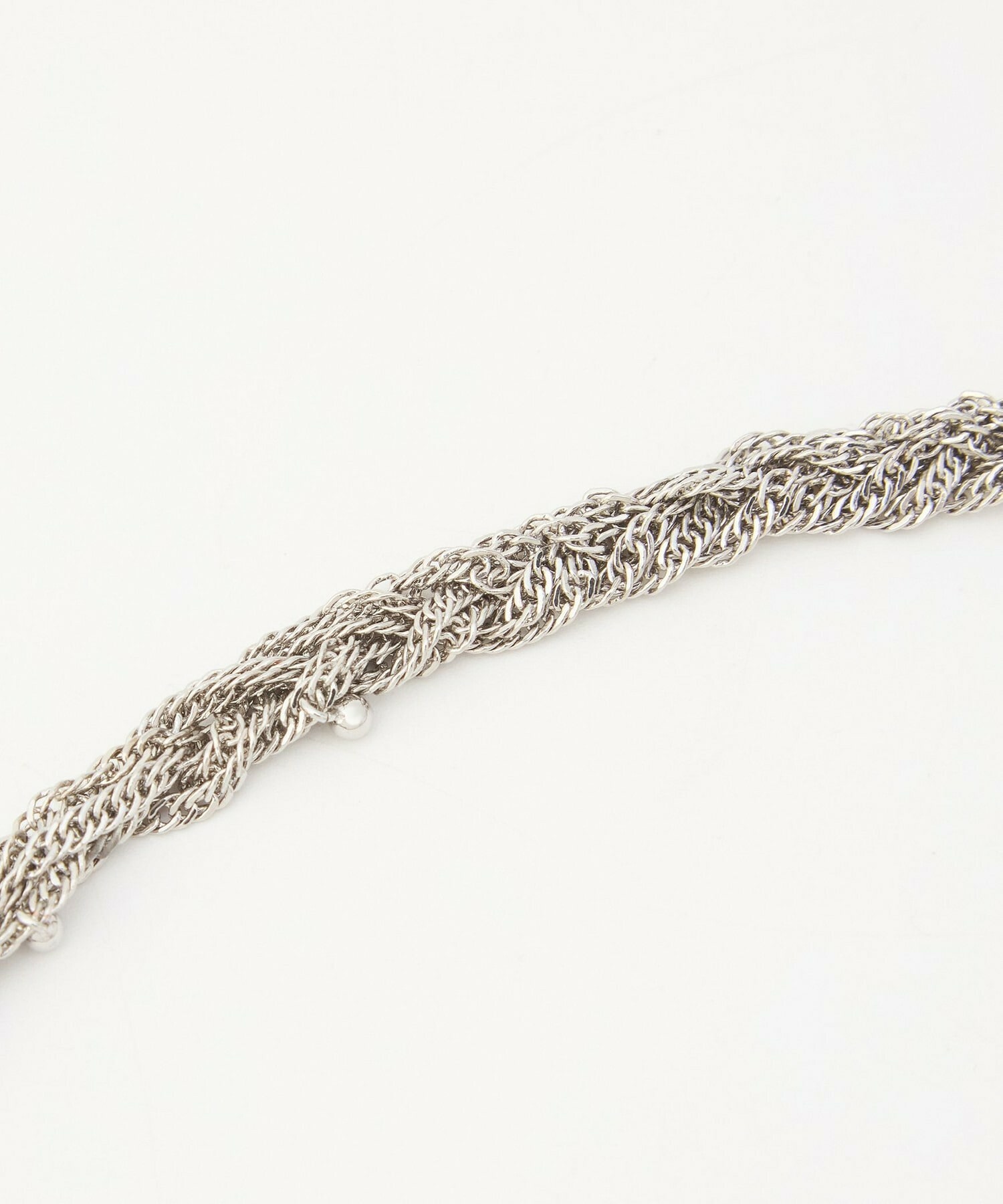 【L'EQUIPE】捻りチェーンショートネックレス 詳細画像 シルバー 12