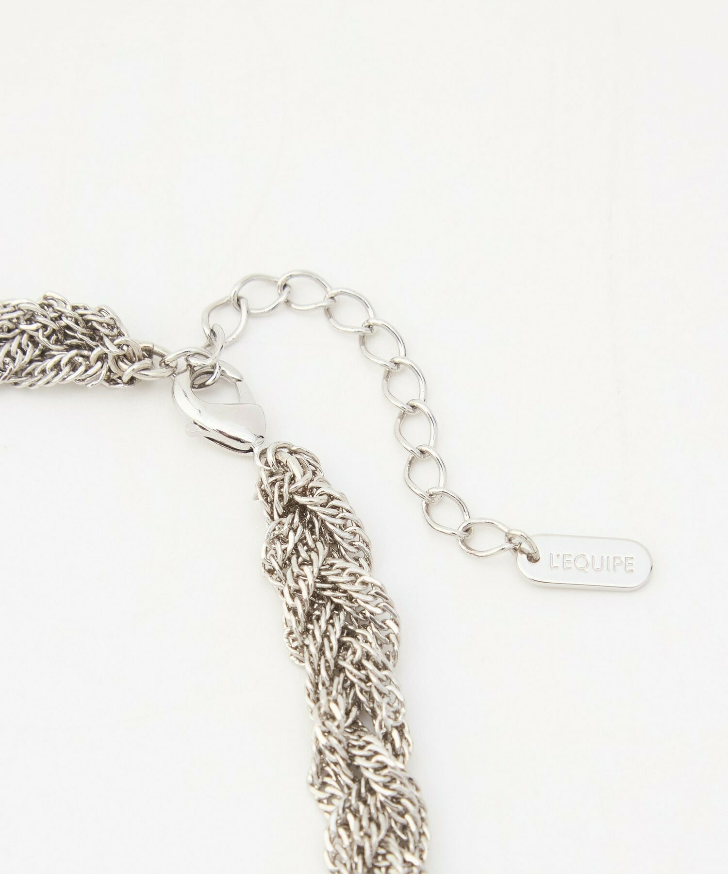 【L'EQUIPE】捻りチェーンショートネックレス 詳細画像 シルバー 13