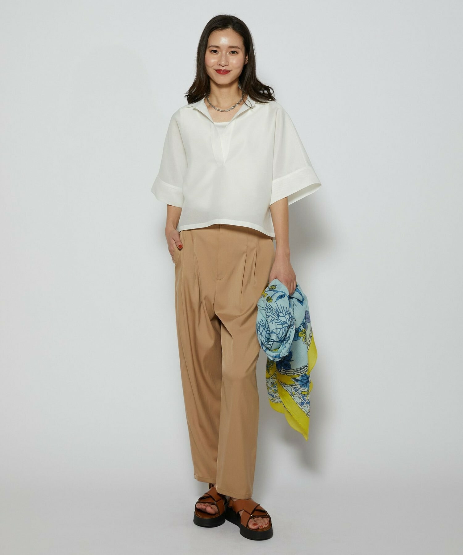 【L'EQUIPE】捻りチェーンショートネックレス 詳細画像 シルバー 6