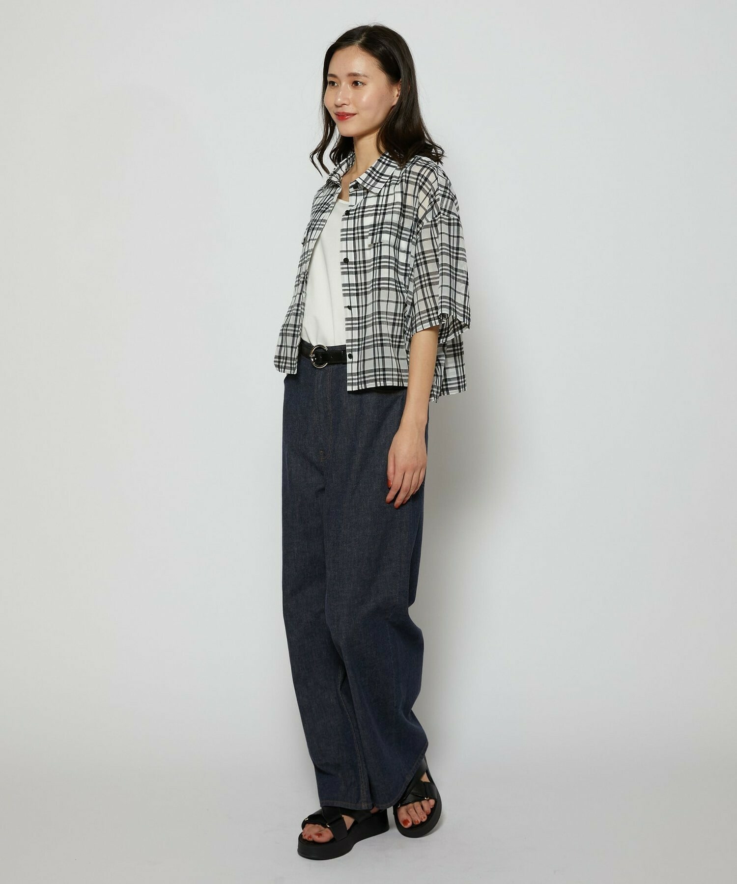 【L'EQUIPE】リングバックルベルト 詳細画像 ブラック 10