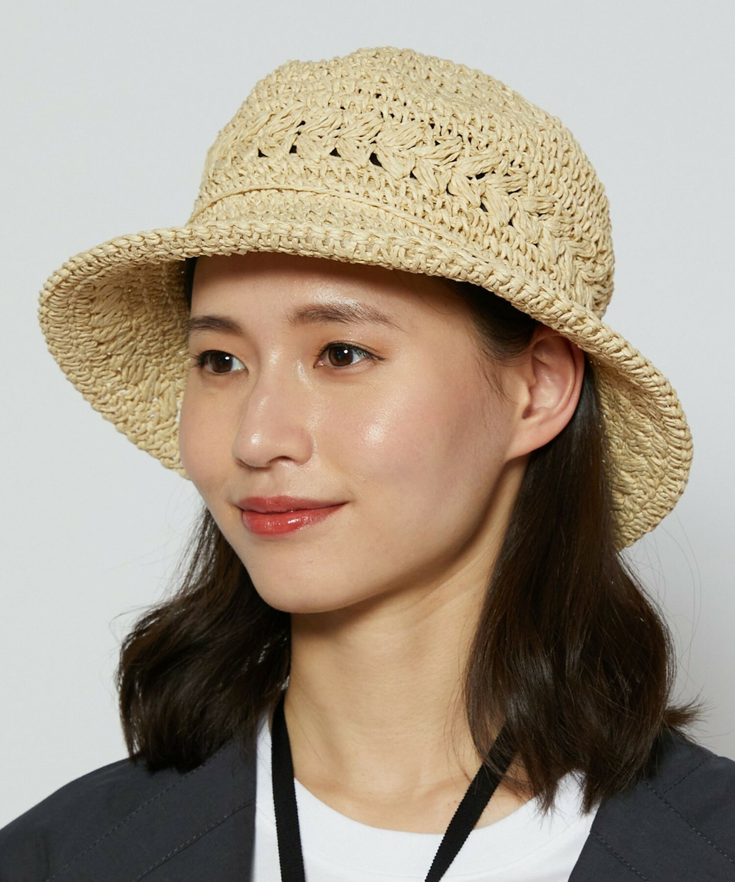 【L'EQUIPE】ペーパーハット 詳細画像 ライトベージュ 1