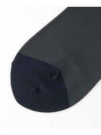 【L'EQUIPE】［eclat 2026年5月号掲載商品］重ね履き風ソックス 詳細画像 ブラック 2