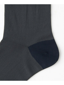 【L'EQUIPE】［eclat 2026年5月号掲載商品］重ね履き風ソックス 詳細画像 ブラック 3