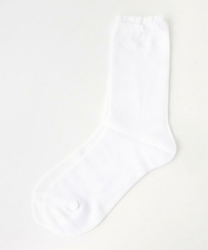 【L'EQUIPE】［eclat 2026年5月号掲載商品］重ね履き風ソックス 詳細画像 ホワイト 1