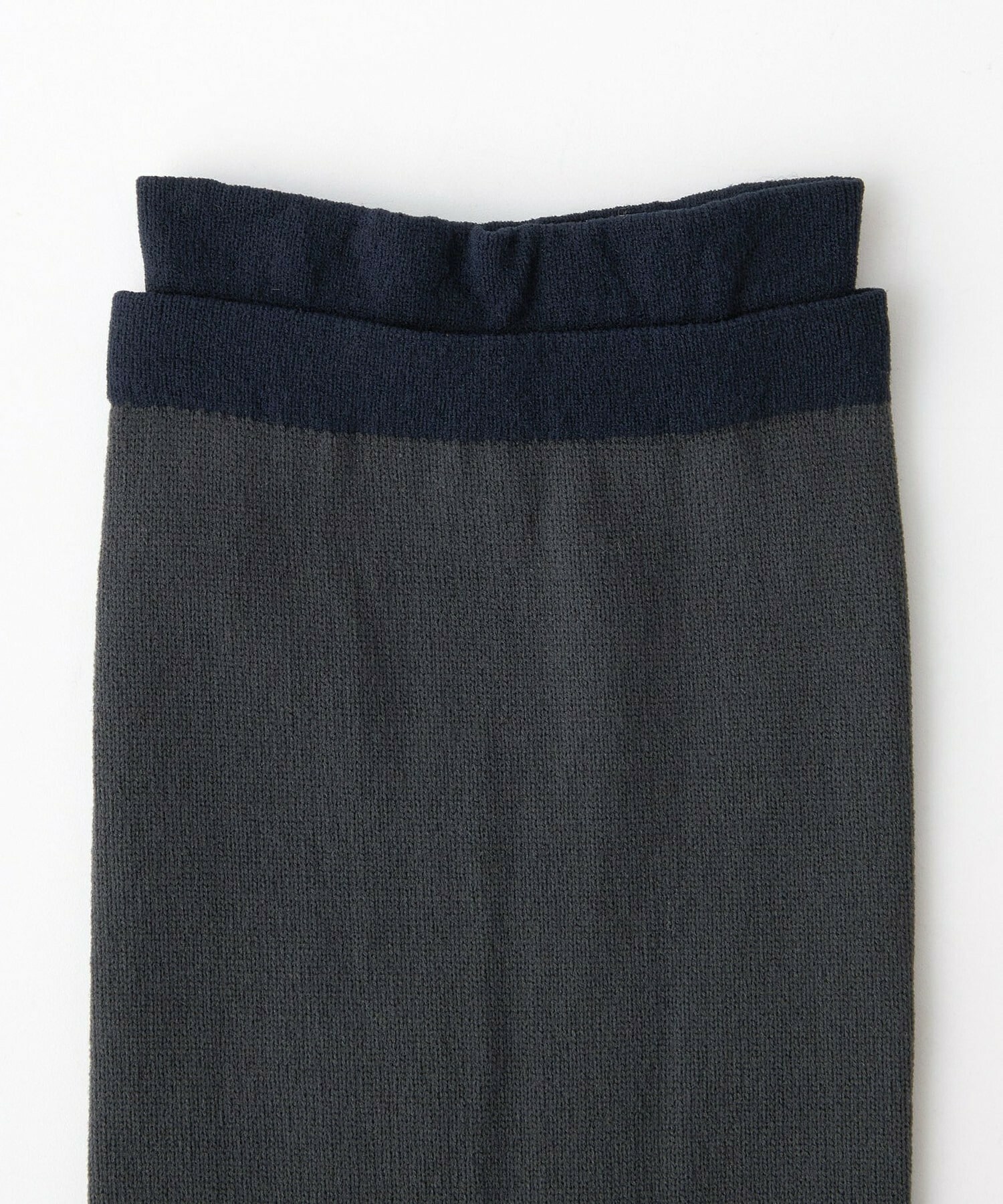 【L'EQUIPE】［eclat 2026年5月号掲載商品］重ね履き風ソックス 詳細画像 ブラック 1