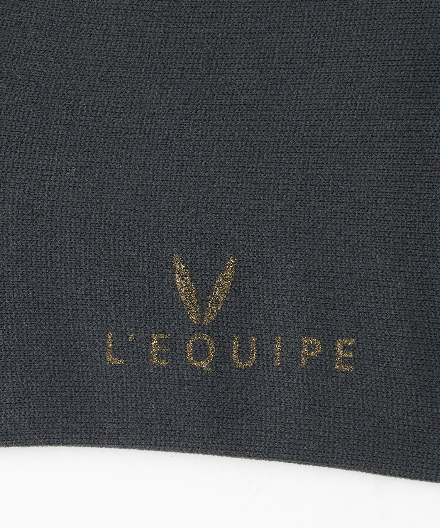 【L'EQUIPE】［eclat 2026年5月号掲載商品］重ね履き風ソックス 詳細画像 ブラック 4