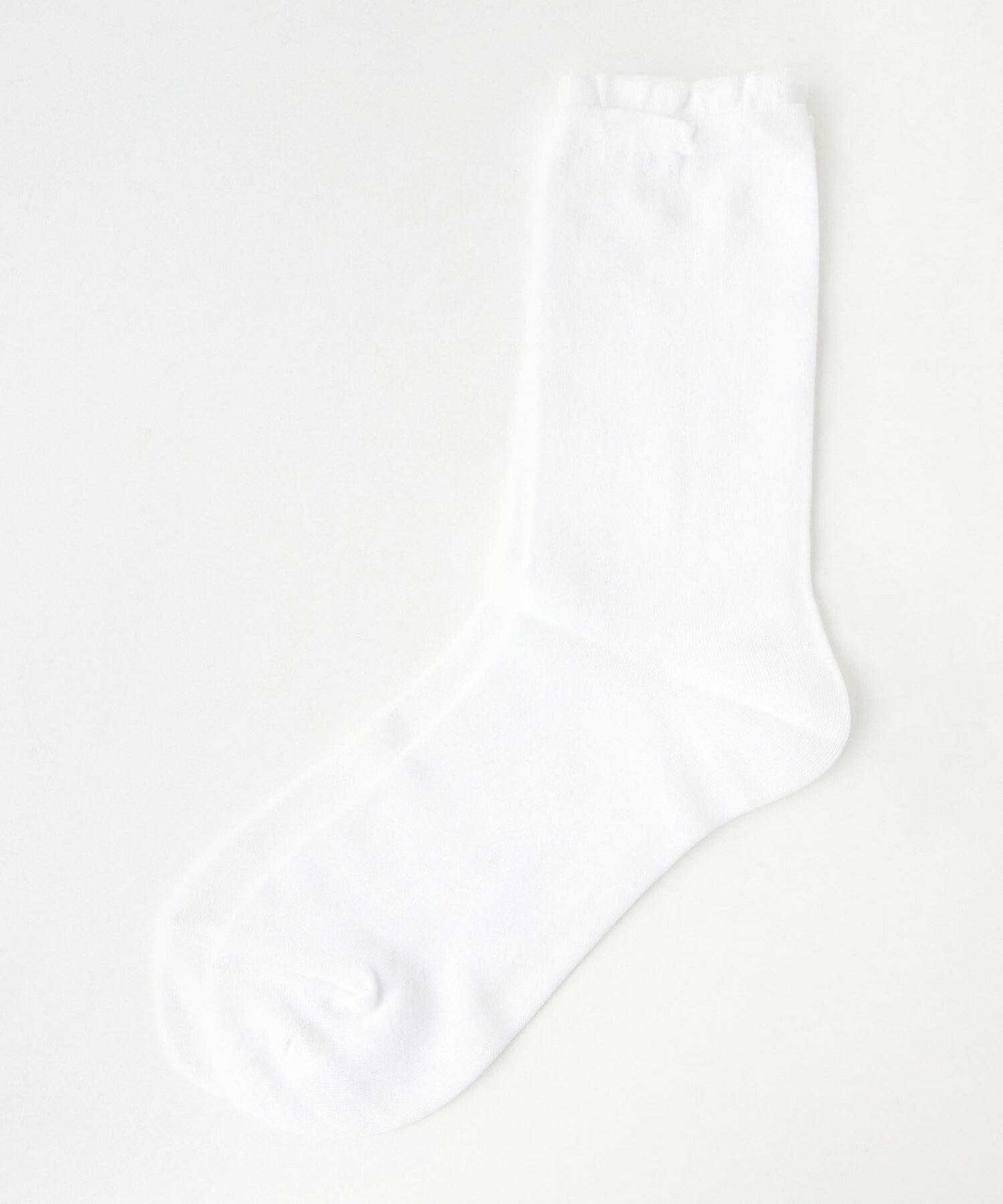 【L'EQUIPE】［eclat 2026年5月号掲載商品］重ね履き風ソックス 詳細画像 ホワイト 1