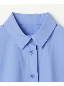 【L'EQUIPE】オーガニックコットンビンテージシャツブラウス 詳細画像 サックスブルー 14