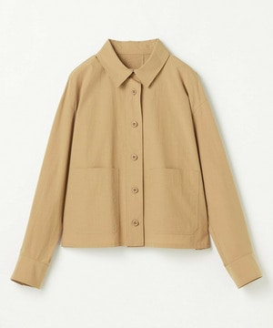 【L'EQUIPE】オーガニックコットンビンテージシャツブラウス 詳細画像 ベージュ 1