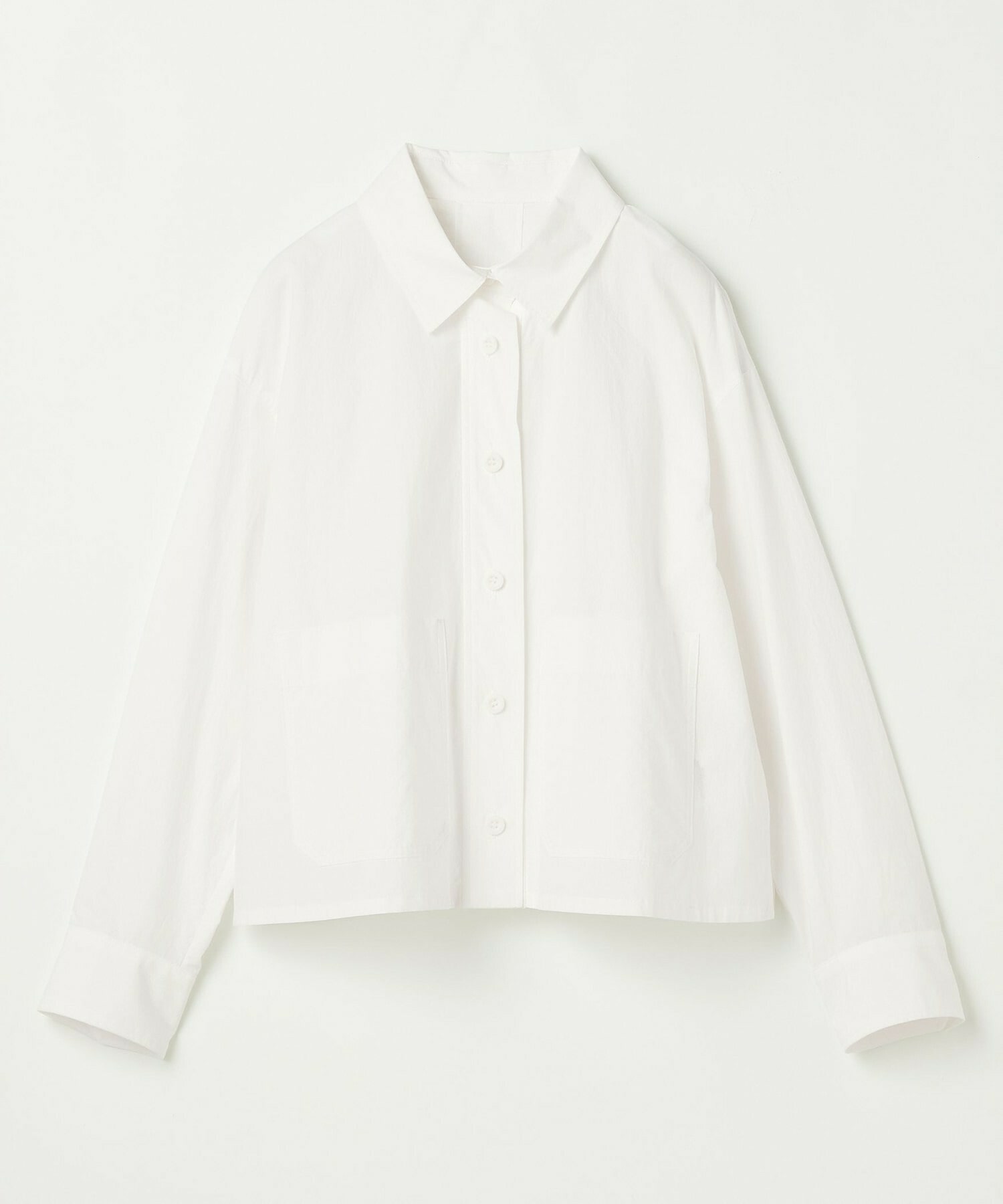 【L'EQUIPE】オーガニックコットンビンテージシャツブラウス 詳細画像 サックスブルー 12