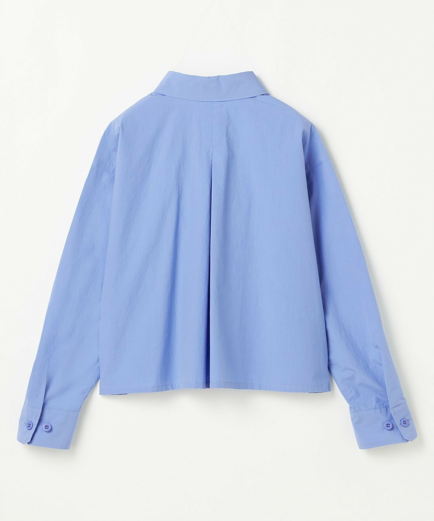 【L'EQUIPE】オーガニックコットンビンテージシャツブラウス 詳細画像 サックスブルー 13