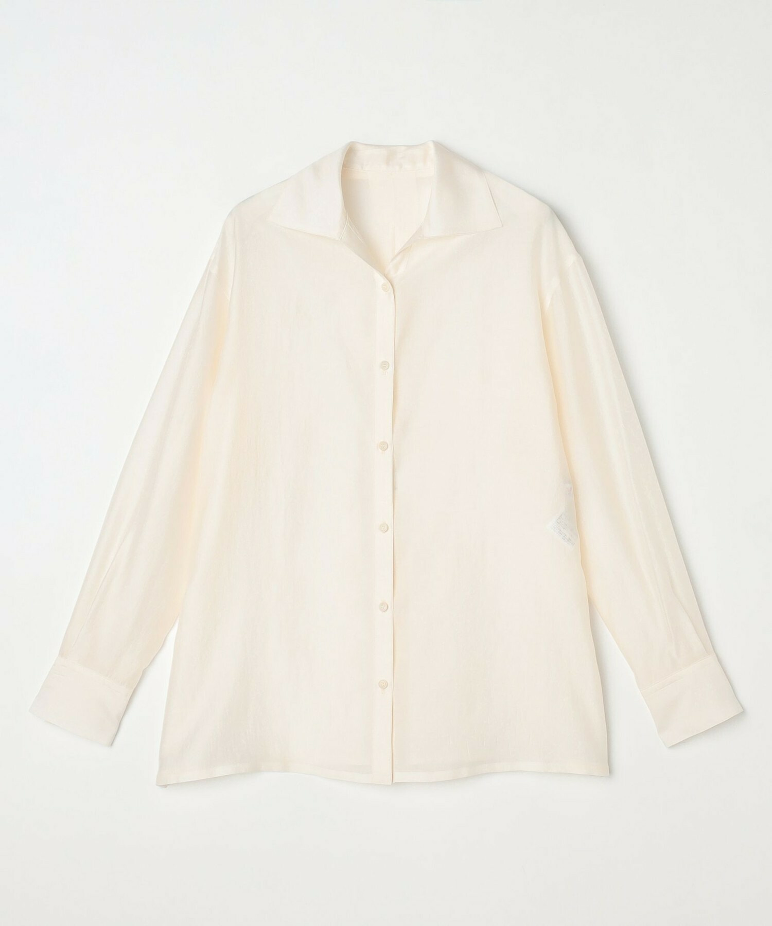 【L'EQUIPE】シャイニーローンシャツブラウス 詳細画像 ネイビー 13