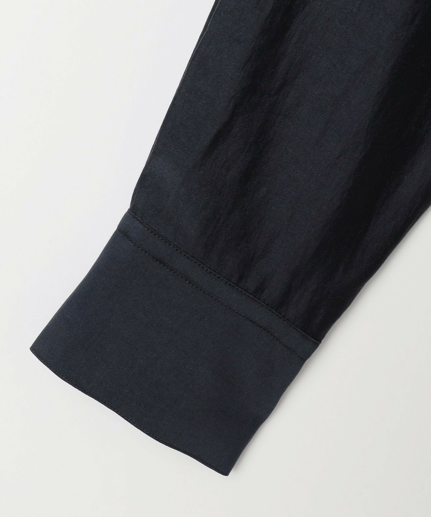 【L'EQUIPE】シャイニーローンシャツブラウス 詳細画像 ネイビー 16