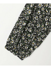 【L'EQUIPE】フローラルプリントブラウス 詳細画像 ブラック系その他 12