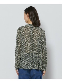 【L'EQUIPE】フローラルプリントブラウス 詳細画像 ブラック系その他 8