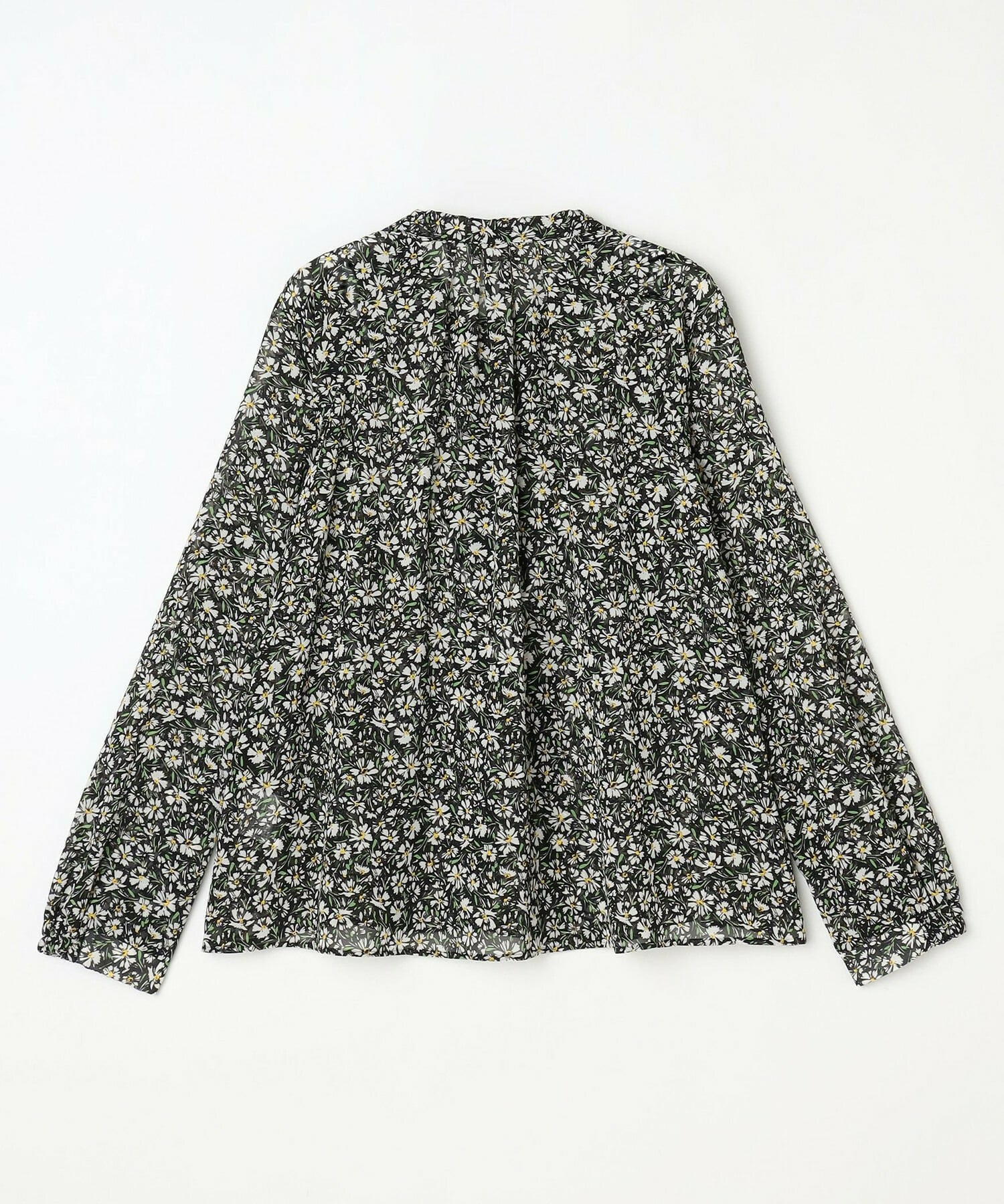 【L'EQUIPE】フローラルプリントブラウス 詳細画像 ブラック系その他 10