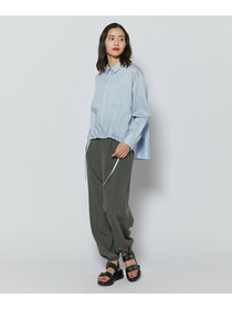 【L'EQUIPE】ウォッシャブルストライプシャツ 詳細画像 サックスブルー 10