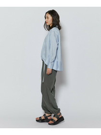 【L'EQUIPE】ウォッシャブルストライプシャツ 詳細画像 サックスブルー 11