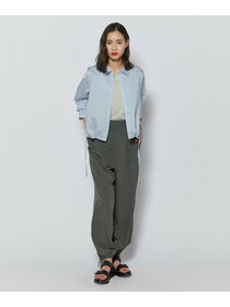 【L'EQUIPE】ウォッシャブルストライプシャツ 詳細画像 サックスブルー 14