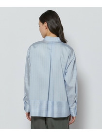 【L'EQUIPE】ウォッシャブルストライプシャツ 詳細画像 サックスブルー 17