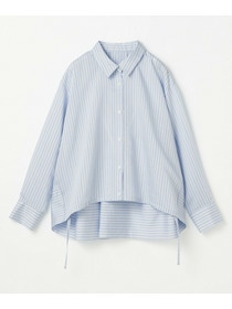 【L'EQUIPE】ウォッシャブルストライプシャツ 詳細画像 サックスブルー 19