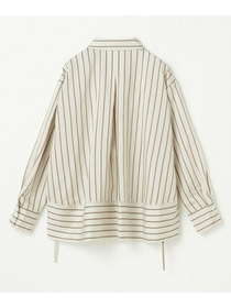 【L'EQUIPE】ウォッシャブルストライプシャツ 詳細画像 サックスブルー 20