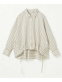 【L'EQUIPE】ウォッシャブルストライプシャツ 詳細画像 サックスブルー 21