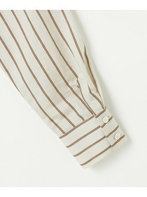 【L'EQUIPE】ウォッシャブルストライプシャツ 詳細画像 サックスブルー 24