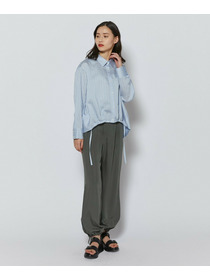 【L'EQUIPE】ウォッシャブルストライプシャツ 詳細画像 サックスブルー 9