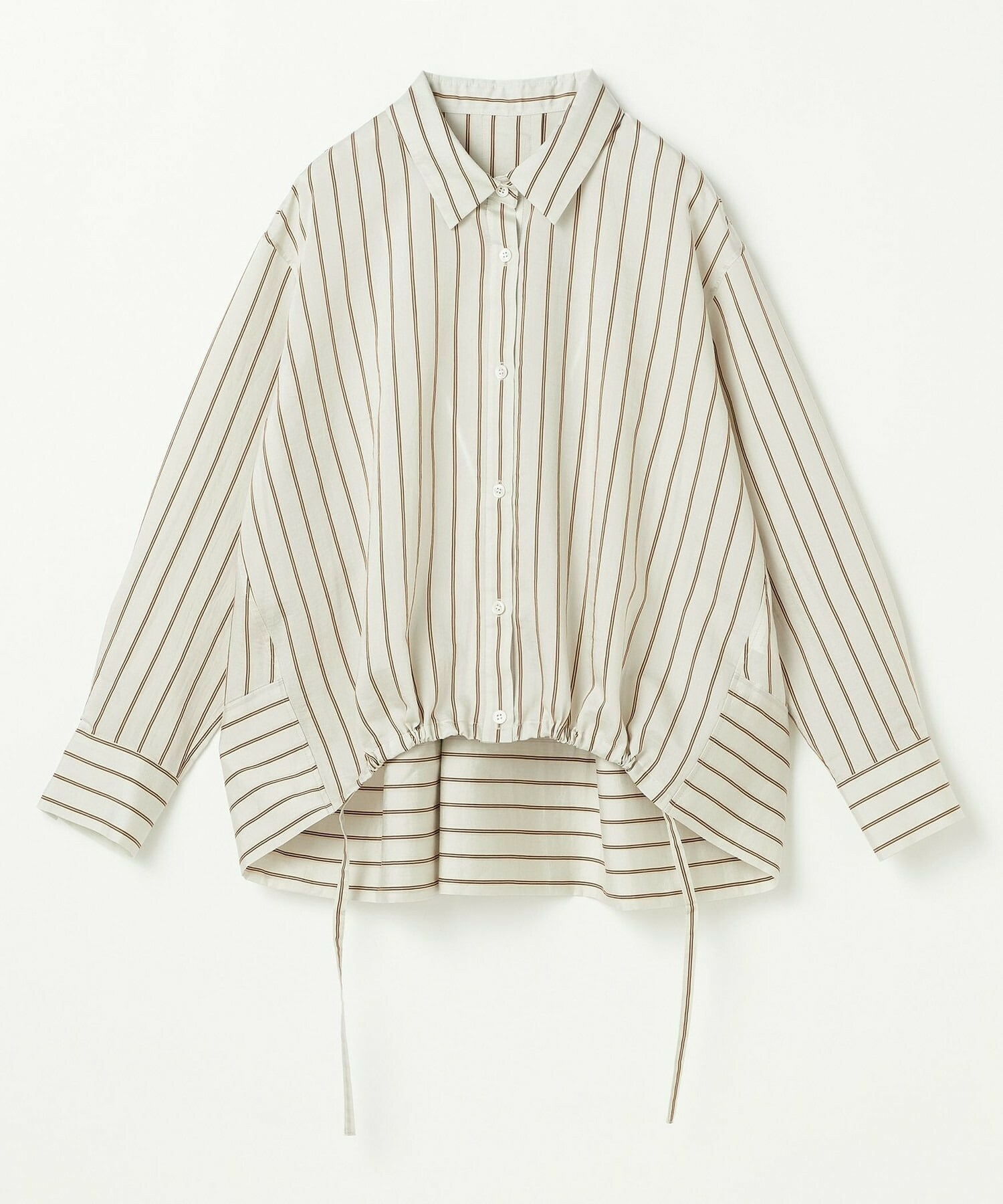 【L'EQUIPE】ウォッシャブルストライプシャツ 詳細画像 サックスブルー 21