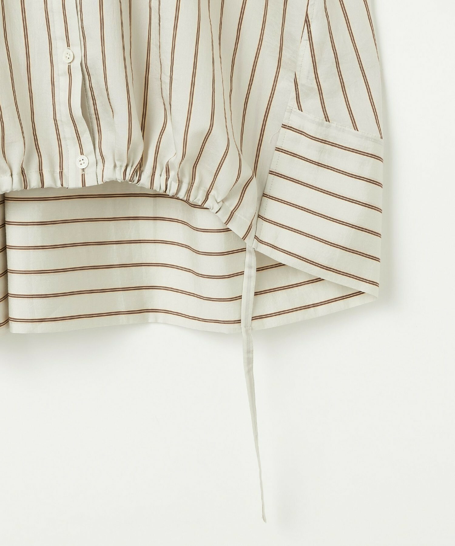 【L'EQUIPE】ウォッシャブルストライプシャツ 詳細画像 サックスブルー 25