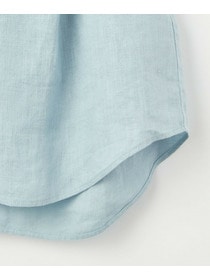 【L'EQUIPE】［eclat 2026年5月号掲載商品］ピュアリネンガーメントダイブラウス 詳細画像 サックスブルー 23