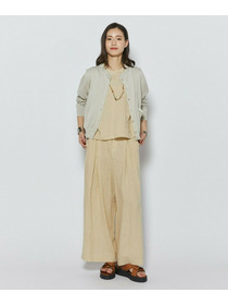 【L'EQUIPE】［eclat 2026年5月号掲載商品］ピュアリネンガーメントダイブラウス 詳細画像 サックスブルー 6