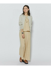 【L'EQUIPE】［eclat 2026年5月号掲載商品］ピュアリネンガーメントダイブラウス 詳細画像 サックスブルー 7