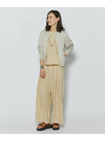 【L'EQUIPE】［eclat 2026年5月号掲載商品］ピュアリネンガーメントダイブラウス 詳細画像 サックスブルー 8