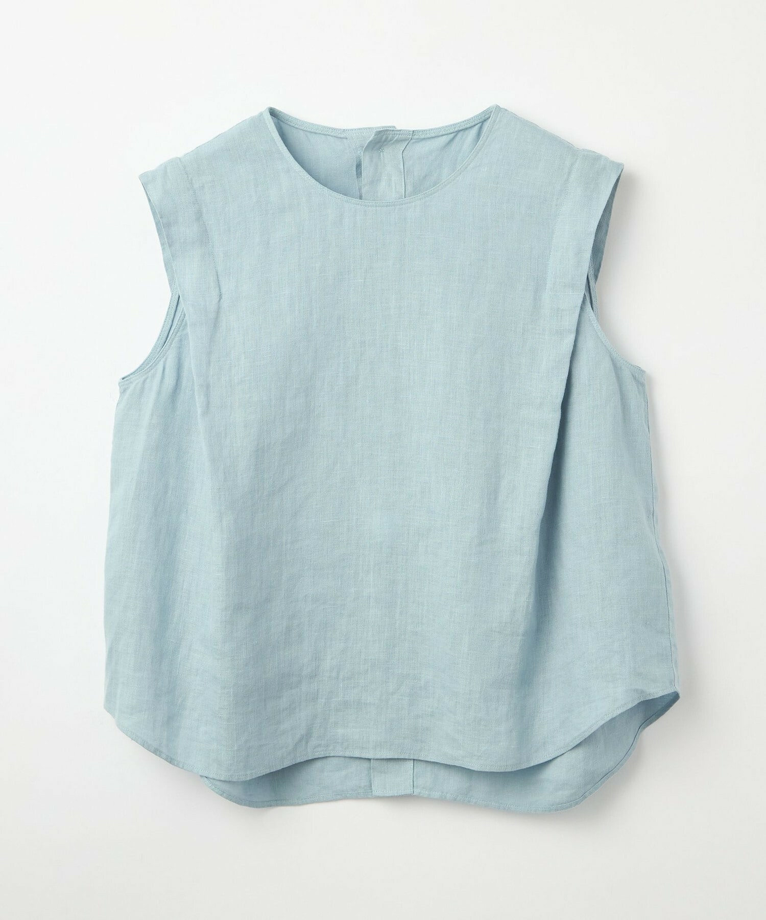 【L'EQUIPE】［eclat 2026年5月号掲載商品］ピュアリネンガーメントダイブラウス 詳細画像 サックスブルー 19