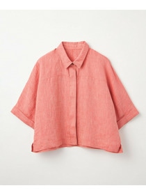 【L'EQUIPE】［eclat 2026年5月号掲載商品］ヘンプ麻シャツ 詳細画像 ブラック系その他 13