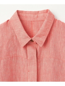 【L'EQUIPE】［eclat 2026年5月号掲載商品］ヘンプ麻シャツ 詳細画像 ブラック系その他 15