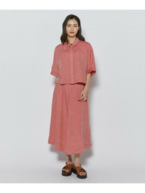 【L'EQUIPE】［eclat 2026年5月号掲載商品］ヘンプ麻シャツ 詳細画像 ブラック系その他 7