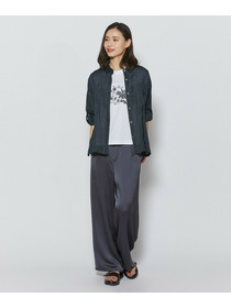 【L'EQUIPE】エアリーラミーシャツ 詳細画像 グレイッシュブルー 1