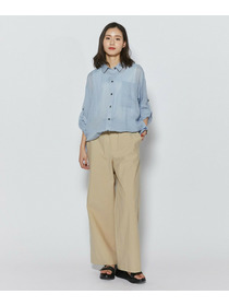 【L'EQUIPE】エアリーラミーシャツ 詳細画像 グレイッシュブルー 10