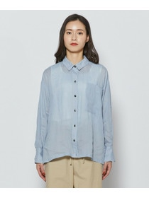 【L'EQUIPE】エアリーラミーシャツ 詳細画像 グレイッシュブルー 11