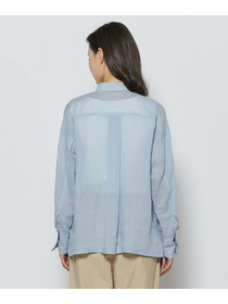 【L'EQUIPE】エアリーラミーシャツ 詳細画像 グレイッシュブルー 13