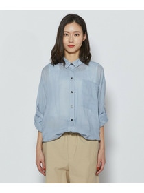 【L'EQUIPE】エアリーラミーシャツ 詳細画像 グレイッシュブルー 14