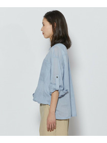 【L'EQUIPE】エアリーラミーシャツ 詳細画像 グレイッシュブルー 15