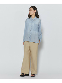 【L'EQUIPE】エアリーラミーシャツ 詳細画像 グレイッシュブルー 8