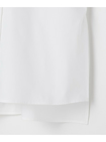 【L'EQUIPE】コットンストレッチシアードッキングシャツ 詳細画像 ホワイト 4