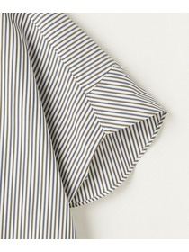 【L'EQUIPE】ファンクショナルストライプシャツ 詳細画像 サックスブルー 12