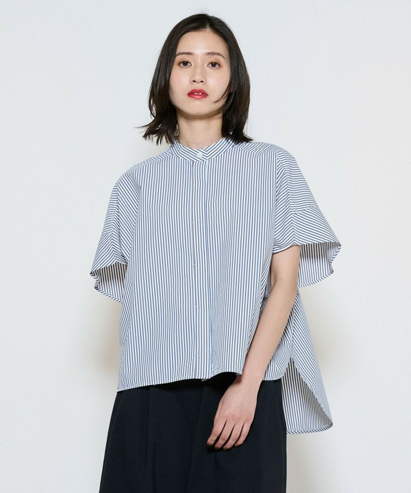 【L'EQUIPE】ファンクショナルストライプシャツ